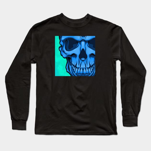 Skully July Day 24 Long Sleeve T-Shirt by CraigCutler